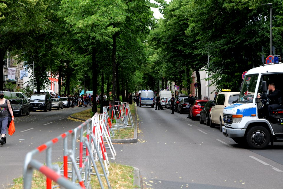 Protest at Willy-Brandt-Haus Berlin 2020-07-01 34