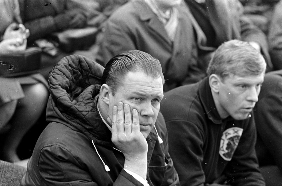 PSV tegen Ajax 2-1, trainer Michels van Ajax, Bestanddeelnr 920-1116