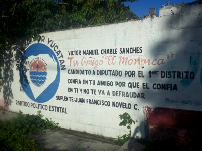 Propaganda del Partido Alianza por Yucatán, Mérida, Yucatán (01)