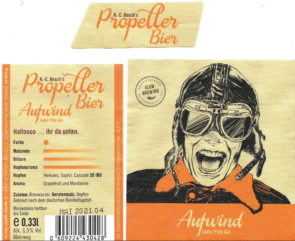 Propeller Getränke GmbH - Aufwind - India Pale Ale