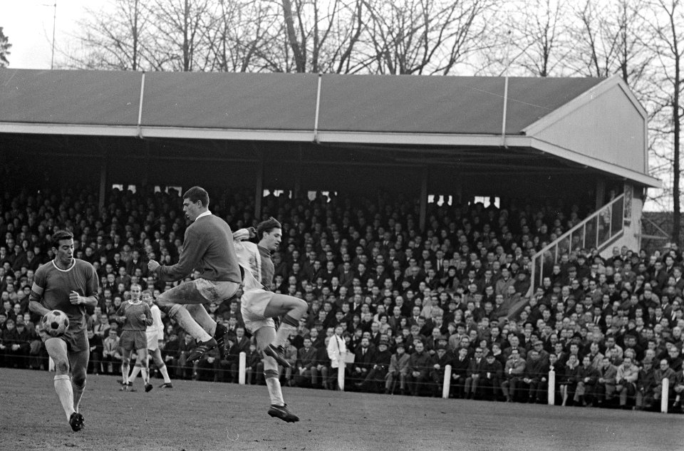 PSV tegen Ajax 2-1, v.l.n.r. Schrijvers, Boerma en Cruijff, Bestanddeelnr 920-1115