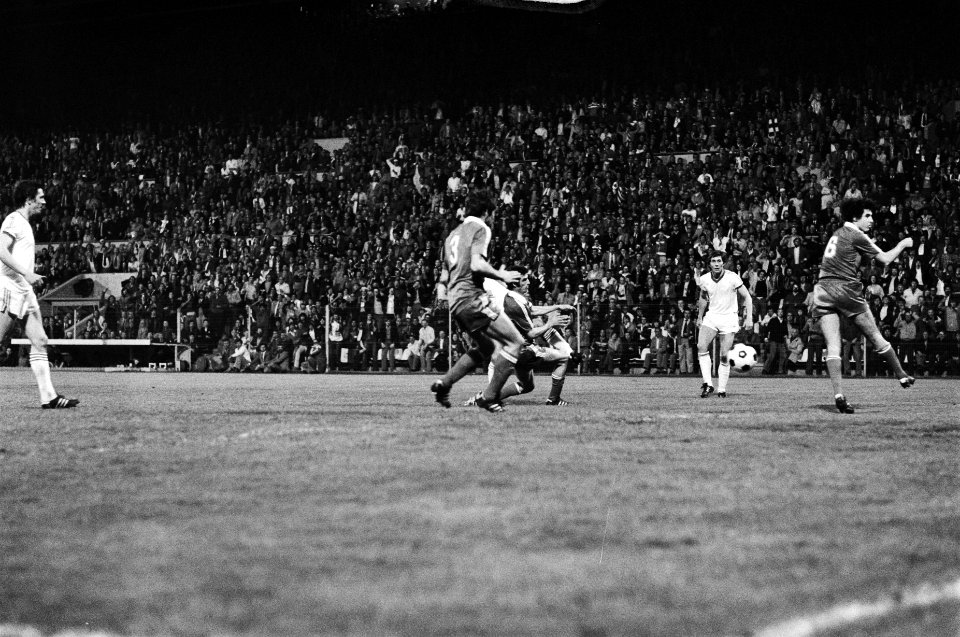 PSV tegen Bastia, Uefacup spelmomenten en vreugde, Bestanddeelnr 929-7089
