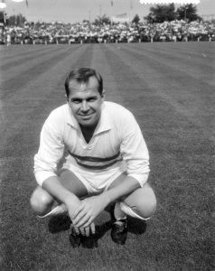 PSV tegen Fortuna 54 1-2, (kop) Van Rhijn, Bestanddeelnr 916-7959