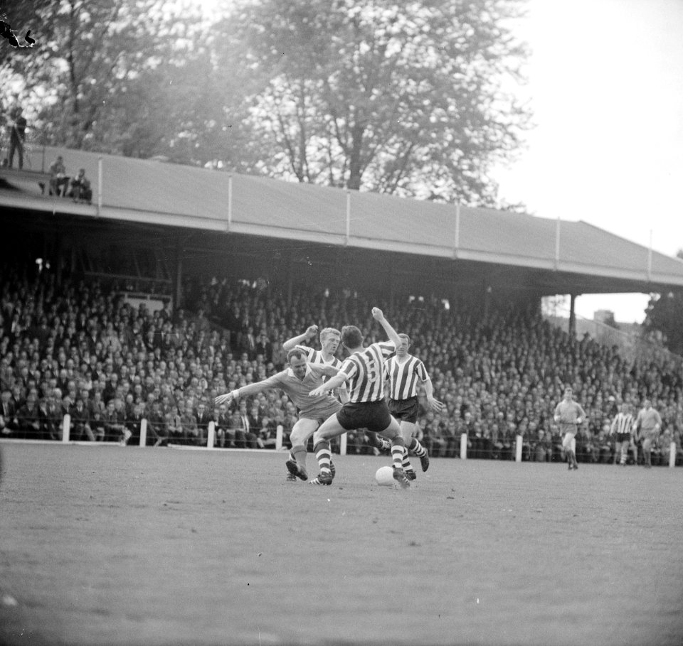 PSV tegen Sparta 2-0, spelmoment, Bestanddeelnr 916-4176