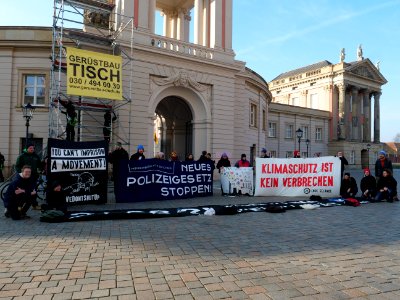 Protest in front of the Landtag Brandenburg 28-02-2019 01