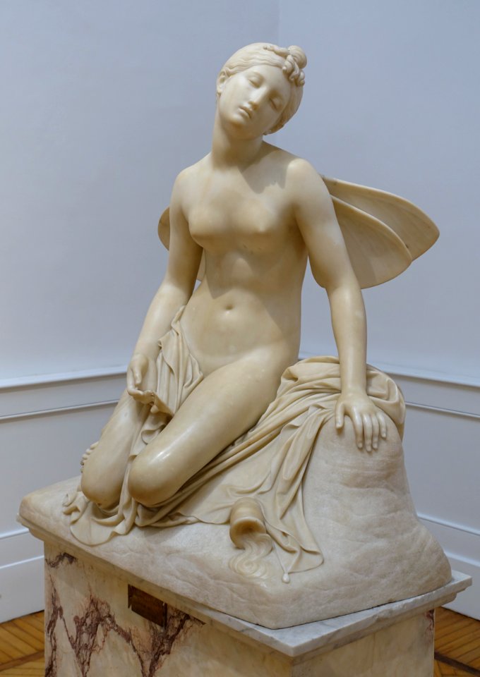 Psyche in a faint, by Pietro Tenerani, 1869 - Galleria nazionale d'arte moderna - Rome, Italy - DSC05222