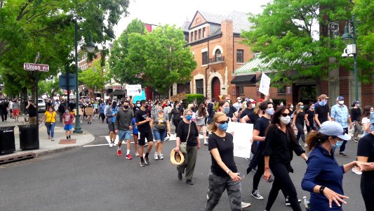 Protest march Summit New Jersey Black Lives Matter June 2 2020 7 of 12