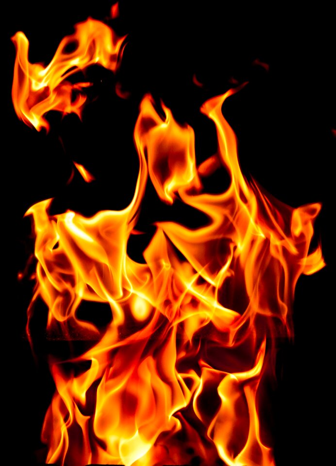 Flame fire forge