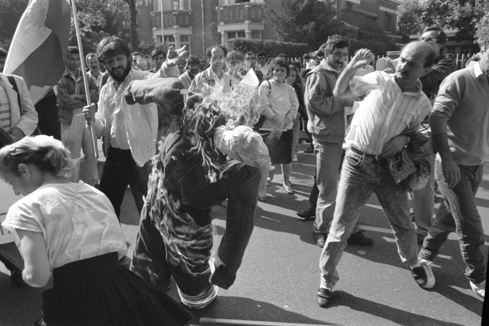 Protest Koerden in Den Haag, Bestanddeelnr 934-3099