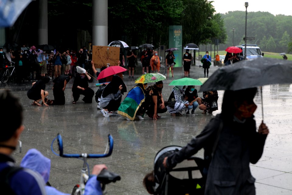 Protest for the Sinti and Roma memorial Berlin 2020-06-13 29
