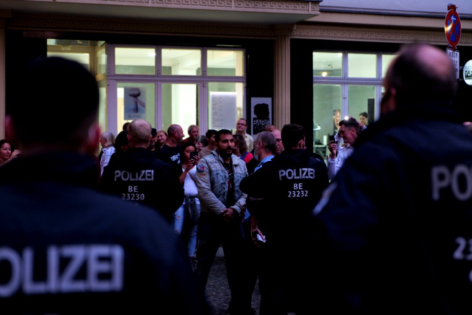 Protest in support of the Attila Hildmann restaurant 2020-08-28 13
