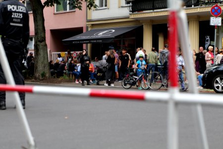 Protest in support of the Attila Hildmann restaurant 2020-08-28 04