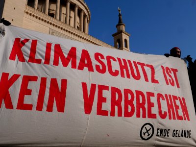 Protest in front of the Landtag Brandenburg 28-02-2019 09