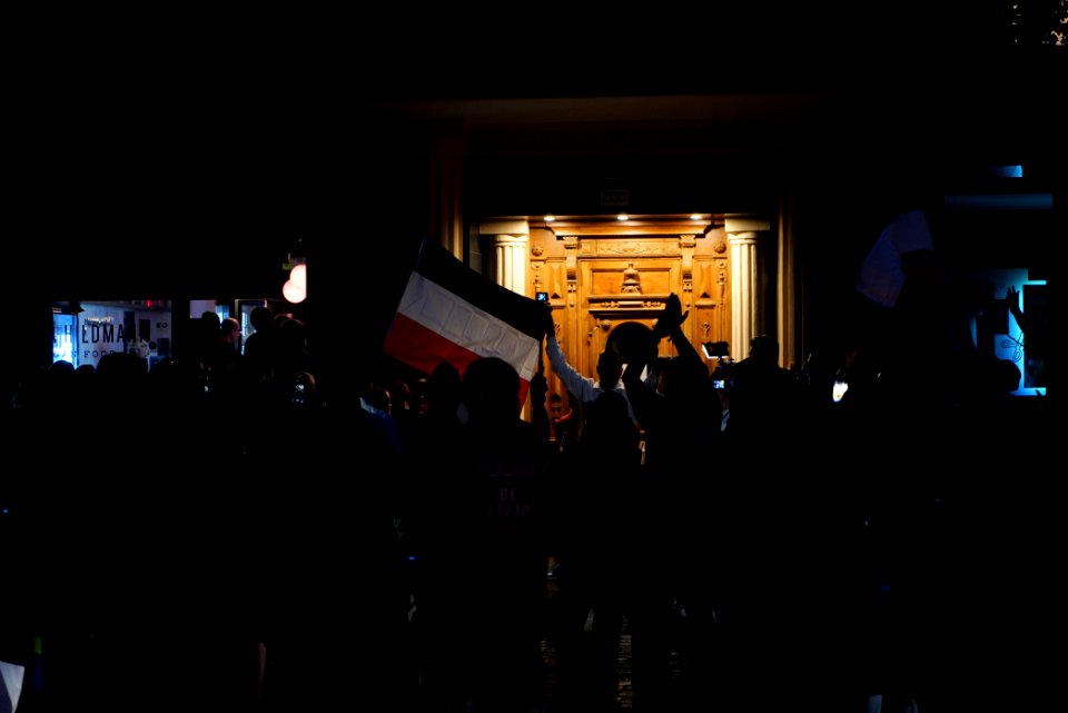 Protest in support of the Attila Hildmann restaurant 2020-08-28 19