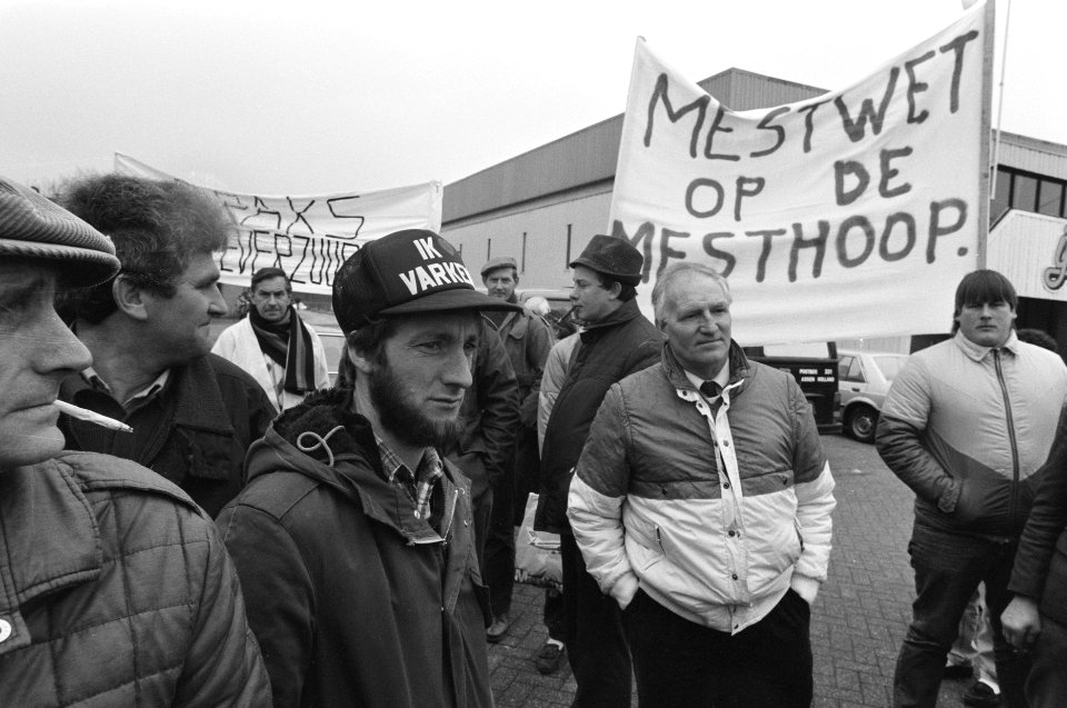 Protest boeren tegen mestheffing in Assen, Bestanddeelnr 934-2031
