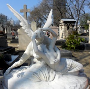Psyche revived by the kiss of Love by Antonio Canova