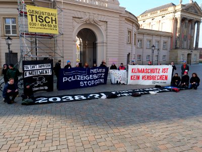 Protest in front of the Landtag Brandenburg 28-02-2019 03