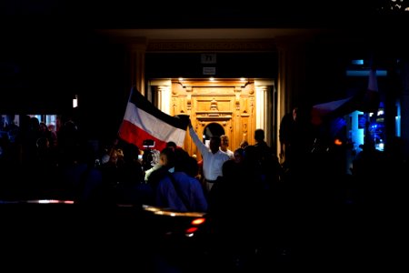 Protest in support of the Attila Hildmann restaurant 2020-08-28 21