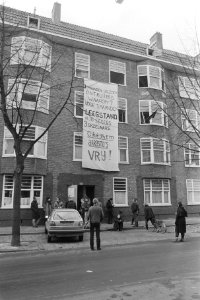 Protestkraak Oheghemstraat in Amsterdam (exterieur), Bestanddeelnr 933-8729