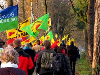 Proteste am Atommülllager Ahaus