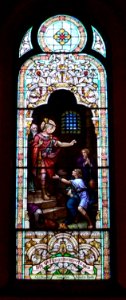Raeville St. Bonaventure nave window S 3