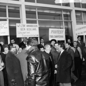 Protestmeeting Rotterdamse taxichauffeurs, Bestanddeelnr 917-4121