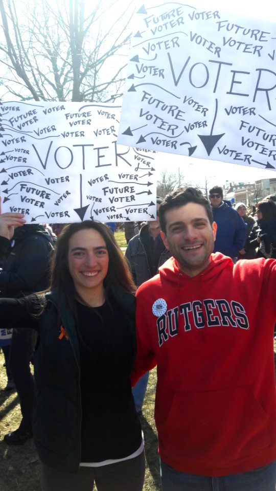 Protesters at the Morristown New Jersey student protest March 24 2018 5 of 15