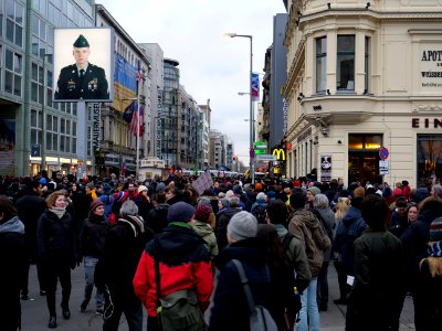 Protests against the „Marsch der Frauen“ 15