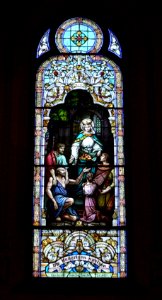 Raeville St. Bonaventure nave window N 1