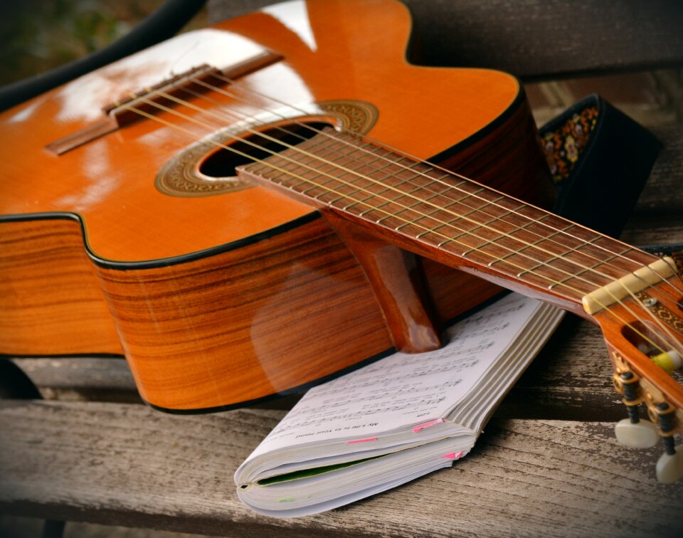 Song book music strings