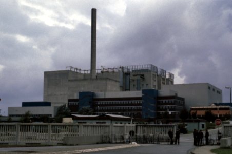 Protest bij snelle kweekreactor Kalkar ( West Duitsland ) de snelle kweekreactor, Bestanddeelnr 253-8571