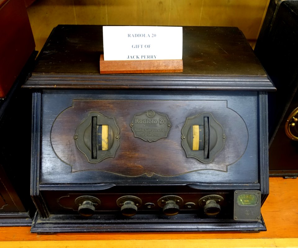 Radiola 20, Radio Corporation of America - New England Wireless & Steam Museum - East Greenwich, RI - DSC06649