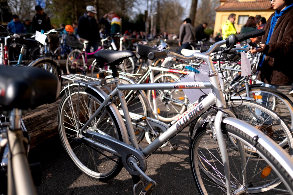 Rad auf dem Fahrradflomarkt in Tübingen April 2019