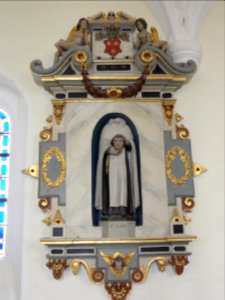 Raffetot (Seine-Mar.) église, statue 05 Saint Clair