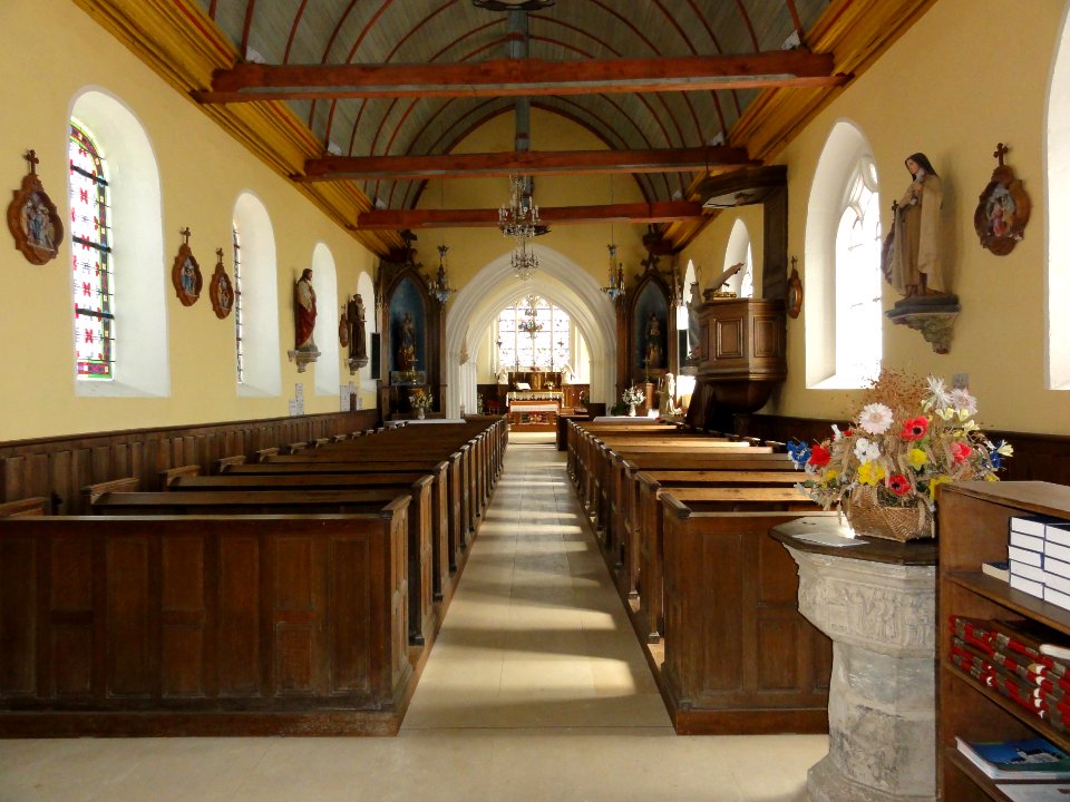 Raffetot (Seine-Mar.) église, intérieur