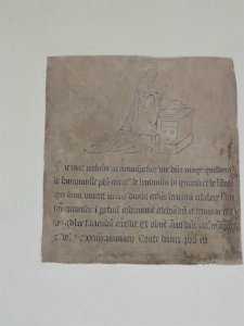 Raffetot (Seine-Mar.) église, dalle funéraire 03
