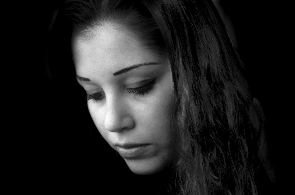 Black white child young