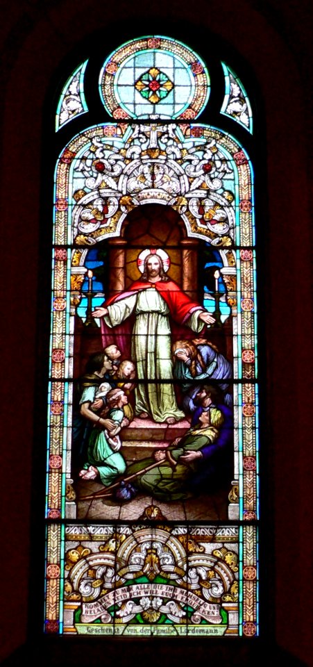 Raeville St. Bonaventure nave window S 1