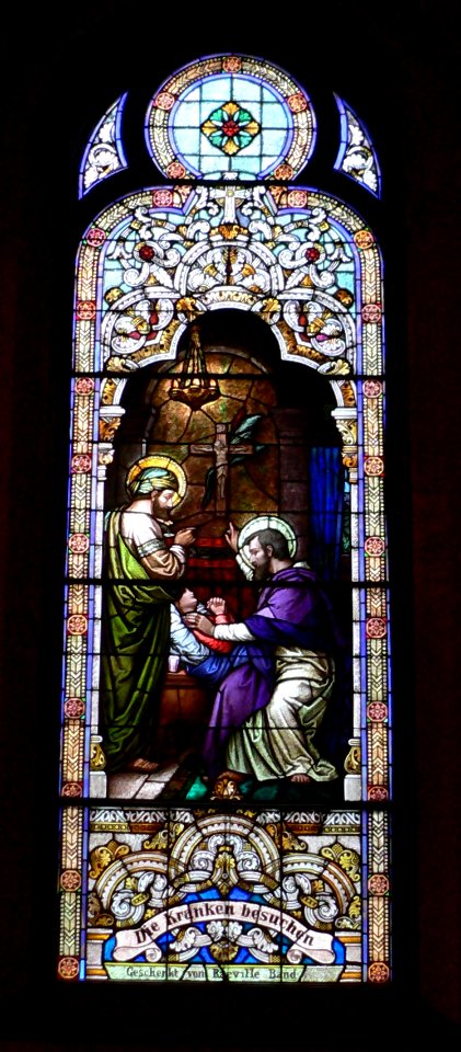 Raeville St. Bonaventure nave window S 4