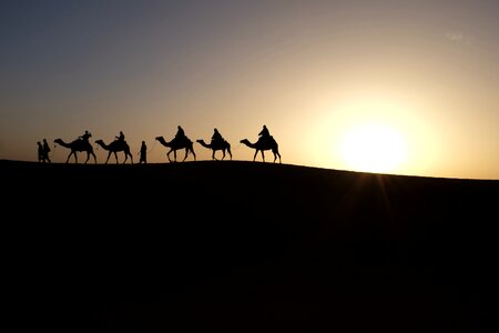 Desert sand sun photo