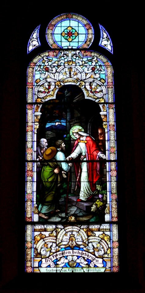 Raeville St. Bonaventure nave window N 3