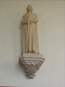 Raffetot (Seine-Mar.) église, statue 04 Saint Louis