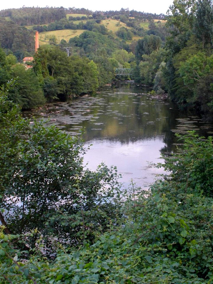 Río Asón a su paso por Udalla (Ampuero, Cantabria)
