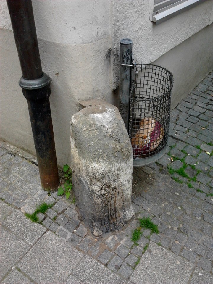 Radabweiser Eichstätt Marktgasse 8–Widmanngasse (1)