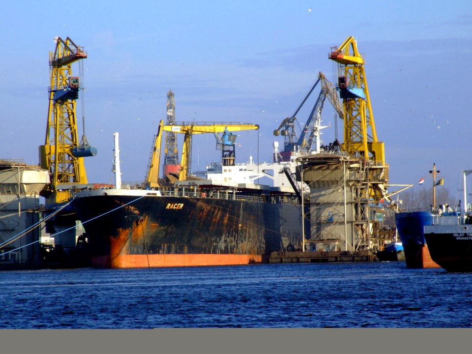 Racer IMO 8507779 at Port of Amsterdam, Holland 17Oct2011
