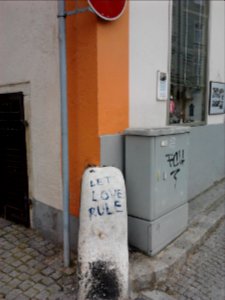 Radabweiser Eichstätt Marktplatz 16–Traubengäßchen (2)