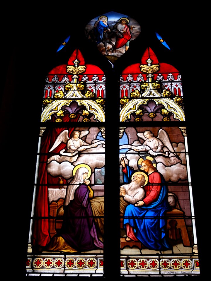 Résigny (Aisne) église, vitrail 13