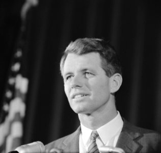 R. Kennedy . Persconferentie op Amerikaanse Ambassade, Bestanddeelnr 913-5679