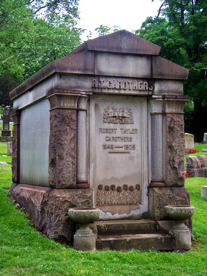 R. T. Carothers Mausoleum, McKeesport and Versailles Cemetery, 2015-05-25, 01 (JPEG)