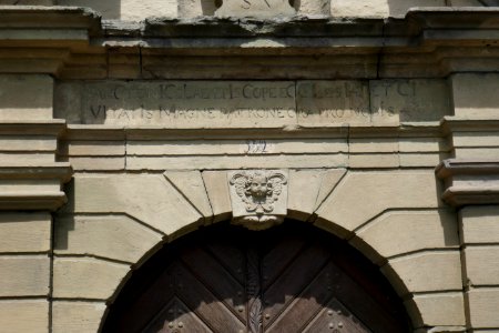 Rüthe - St. Nikolaus - Portal, Inschrift